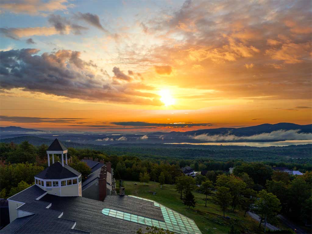 Take in the unforgettable colors of a New England sunrise